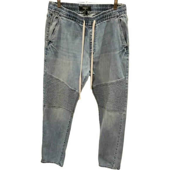 Forever 21 Other - Retro Sweatpants Style Jeans Denim Medium Wash Jogger Jean Men's Size Large